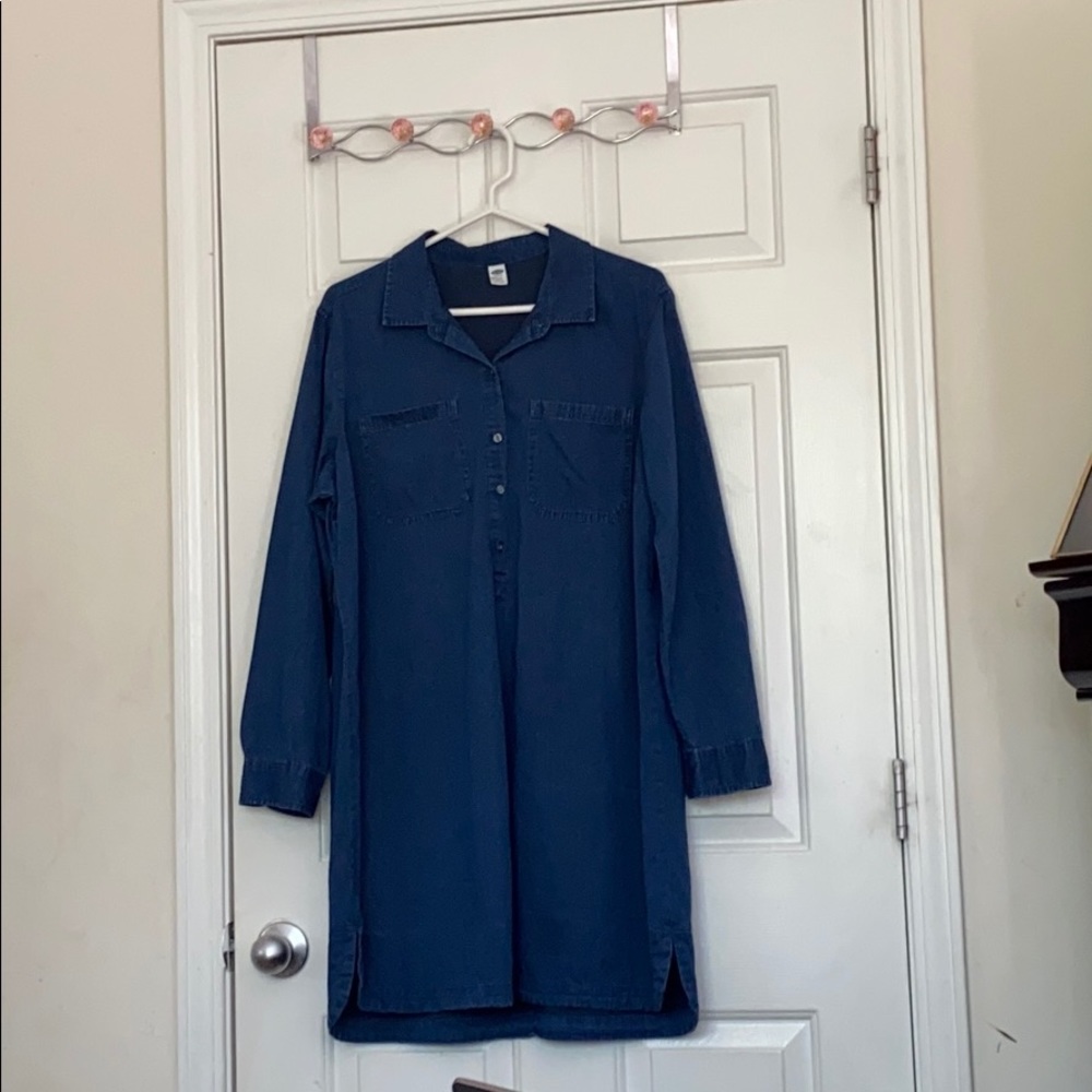 Dark Blue Denim Dress